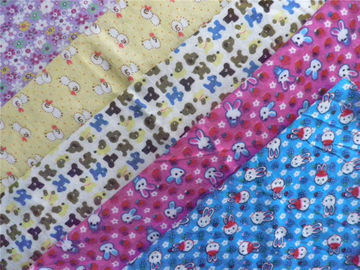 Classic Style Floral Flannel Fabric Waterproof Cotton Flannel Laminated Cloth Diaper