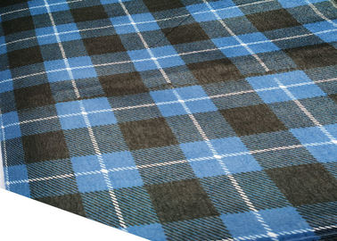 Textile Plaid Flannel Fabric Cloth Pure Cotton Tear Resistant For Shirt