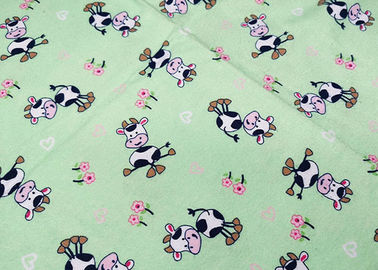 Cute Animal Printing Cotton Flannel Cloth Waterproof For Children'S Warm Care