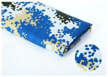 Digital Printed Camouflage Cloth Twill Style Polyester / Cotton Material