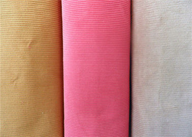 Shrink Resistant Yellow Corduroy Fabric Fire Retardant Acid Proof 100% Cotton