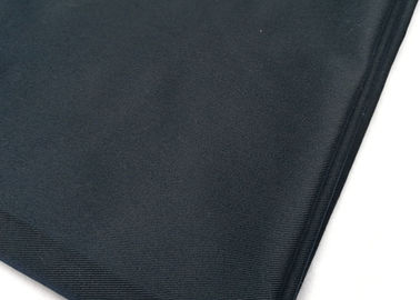Cotton / Polyester Fireproof Cloth Material Black Textile Uv Resistant