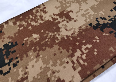 Cotton High Strength Army Digital Camo Fabric Wrinkle Resistance 200 Gsm