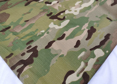 Cotton High Strength Army Digital Camo Fabric Wrinkle Resistance 200 Gsm