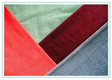 Woven Plain Style 8 Wale Lightweight Corduroy Fabric None Elasticity For Garment