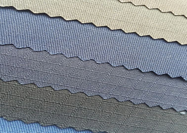 Antistatic Flame Retardant Fabric , Black Fire Retardant Fabric For Fire Suit