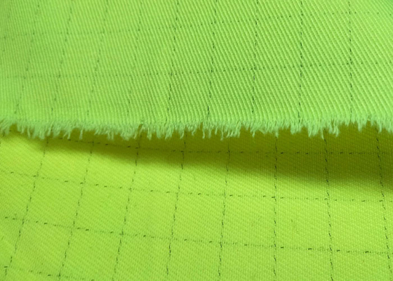 Polyester Cotton Woven Dark Anti Static Fabric Gas Station Work Clothes 20*16