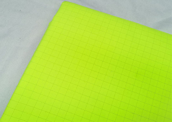 Woven 100% Cotton Fluorescent Fabric Flame Retardant For Safety Uniform